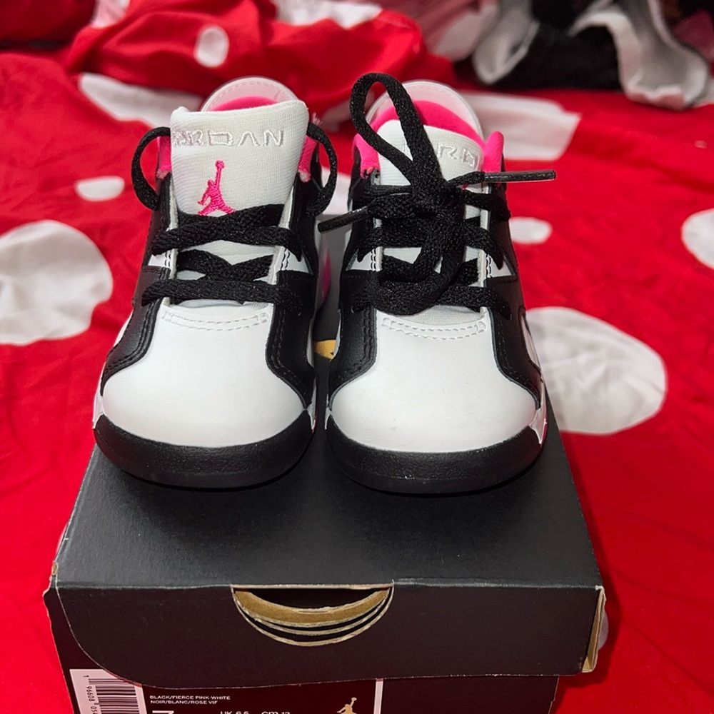 Toddler girl retro jordans worn once